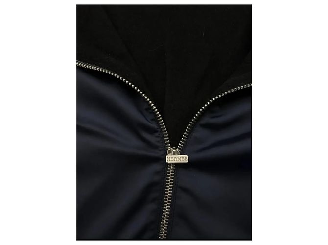 Giacca con zip Hermès Sellier Blu scuro - vista 6