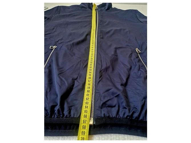 Giacca con zip Hermès Sellier Blu scuro - vista 8