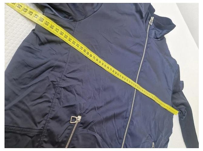 Giacca con zip Hermès Sellier Blu scuro - vista 9