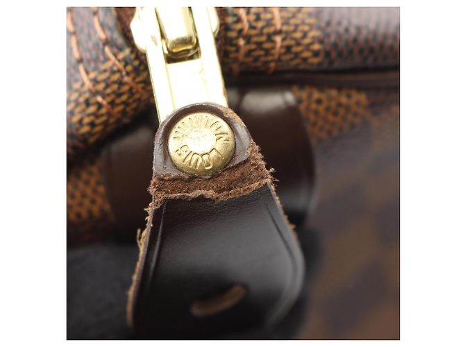 Borsa Louis Vuitton Speedy 30 Damier Ebene Marrone - vista 6