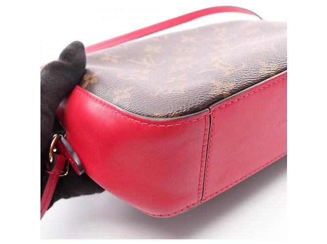 Borsa a tracolla 2-Way Louis Vuitton Saint-Onge Monogram Freesia Marrone Rosa Monogramma - vista 10