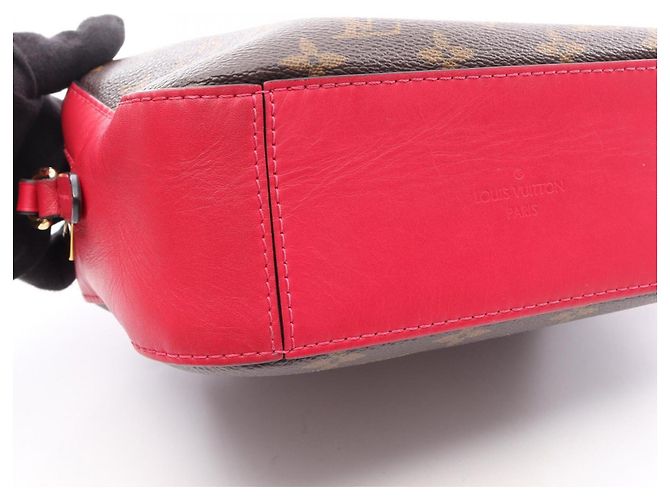 Borsa a tracolla 2-Way Louis Vuitton Saint-Onge Monogram Freesia Marrone Rosa Monogramma - vista 12