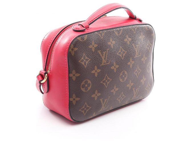 Borsa a tracolla 2-Way Louis Vuitton Saint-Onge Monogram Freesia Marrone Rosa Monogramma - vista 2
