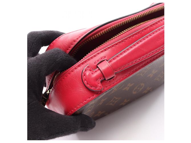 Borsa a tracolla 2-Way Louis Vuitton Saint-Onge Monogram Freesia Marrone Rosa Monogramma - vista 9
