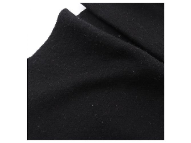 Sciarpa Loewe Anagram Nera in Cashmere e Lana Nero - vista 4