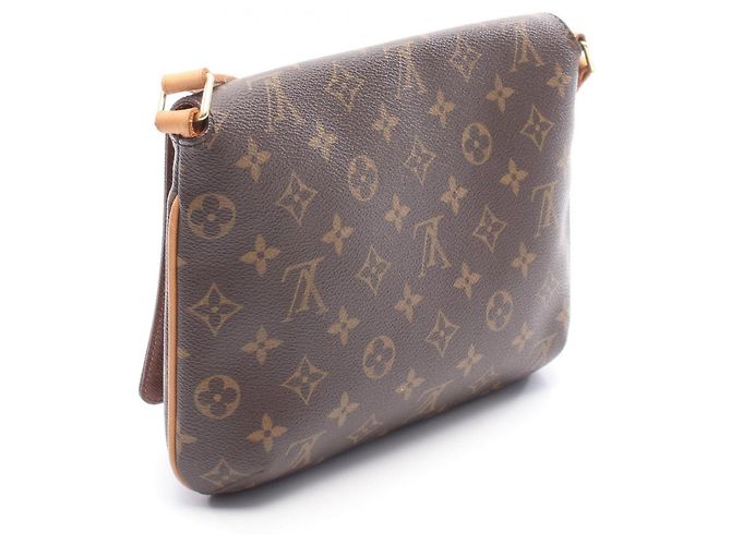 Borsa a tracolla Louis Vuitton Musette Tango Marrone Monogramma - vista 2
