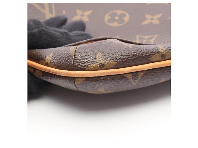 Borsa a tracolla Louis Vuitton Musette Tango Marrone Monogramma - vista 8