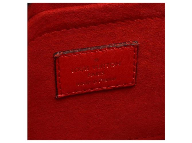Borsa Louis Vuitton Rocky BB Monogram Coquelicot Marrone Rosso Monogramma - vista 4