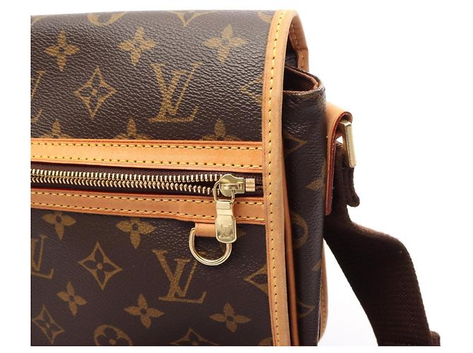 Borsa a Spalla Louis Vuitton Messenger PM Bosphore Monogram Marrone Monogramma - Ansicht 13