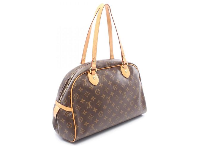 Borsa a tracolla Louis Vuitton Montorgueil PM Monogram Marrone Monogramma - vista 2
