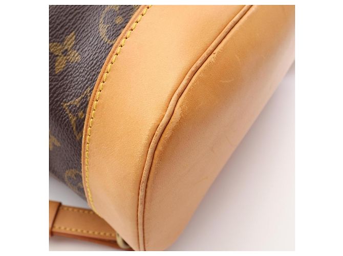 Zaino/Borsa Louis Vuitton Montsouris GM Marrone Monogramma - vista 10