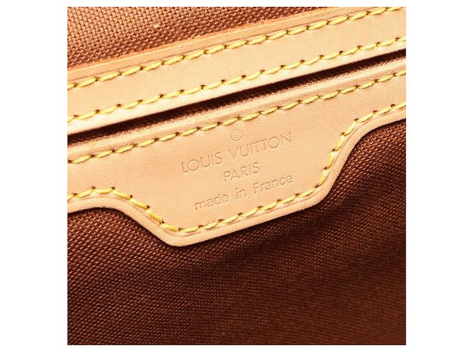 Zaino/Borsa Louis Vuitton Montsouris GM Marrone Monogramma - vista 4