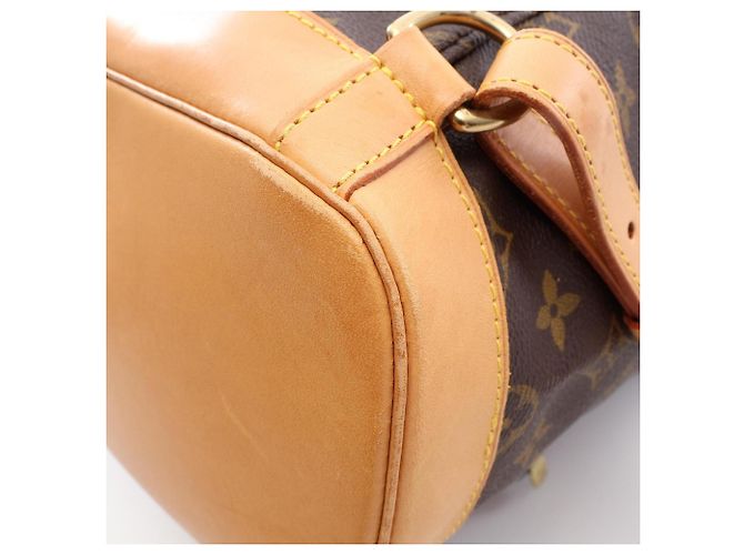 Zaino/Borsa Louis Vuitton Montsouris GM Marrone Monogramma - vista 7