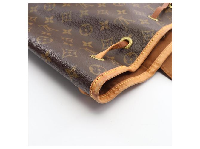 Zaino/Borsa Louis Vuitton Montsouris GM Marrone Monogramma - vista 11
