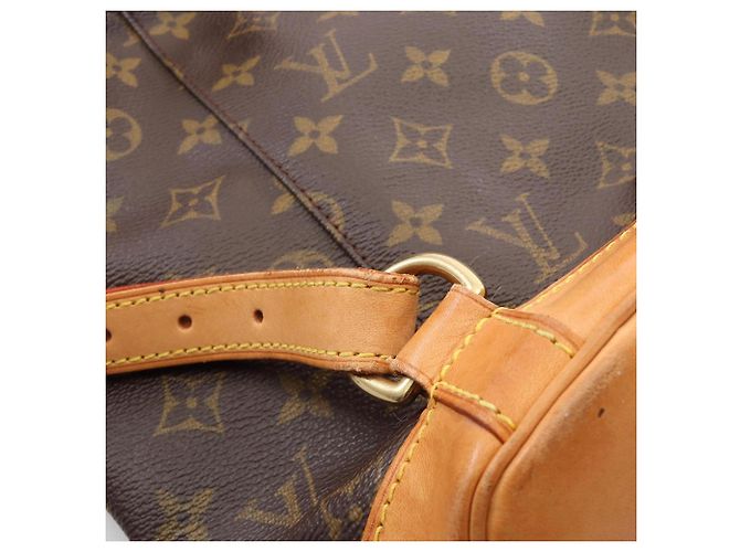 Zaino/Borsa Louis Vuitton Montsouris GM Marrone Monogramma - vista 13