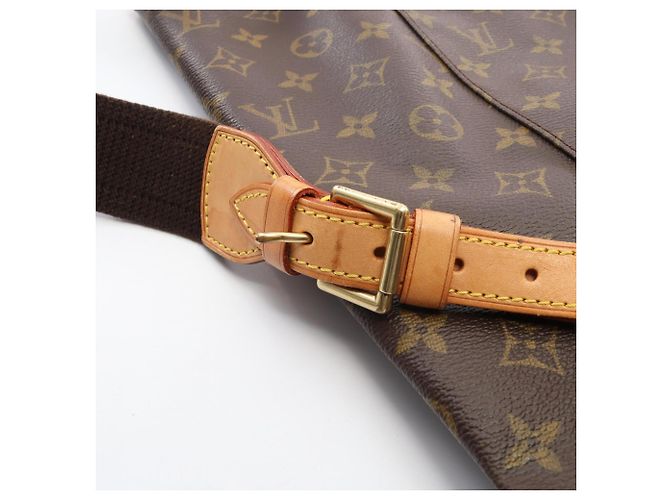 Zaino/Borsa Louis Vuitton Montsouris GM Marrone Monogramma - vista 14