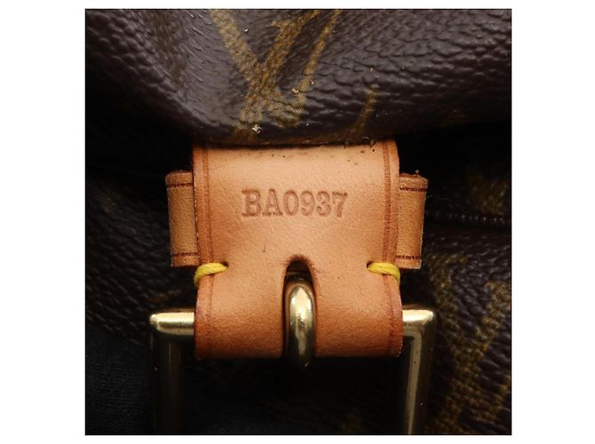 Zaino/Borsa Louis Vuitton Montsouris GM Marrone Monogramma - vista 5