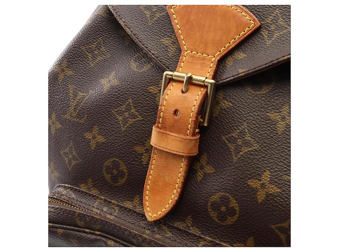 Zaino/Borsa Louis Vuitton Montsouris GM Marrone Monogramma - vista 9