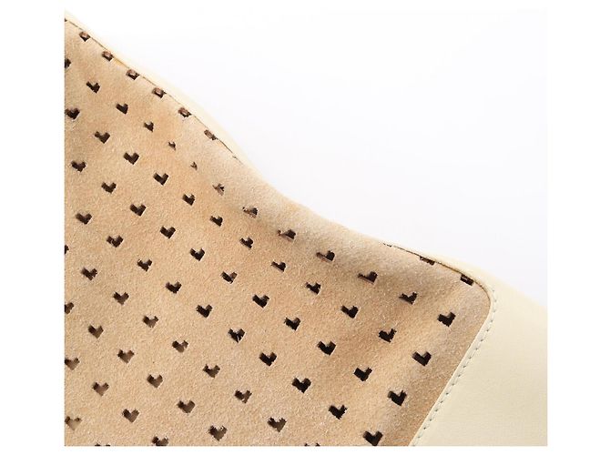 Loewe Perforierte Schultertasche Beige Roh - Ansicht 8