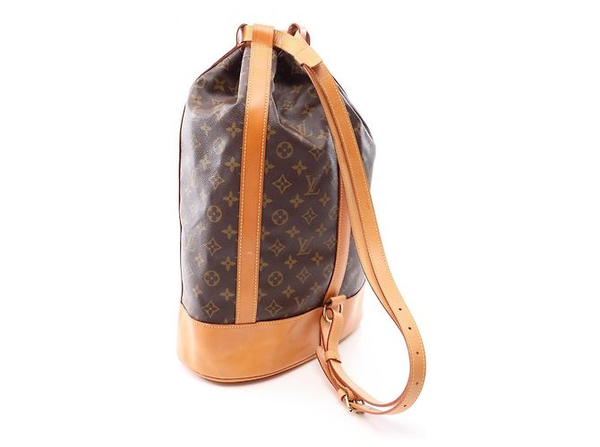 Borsa a Spalla Louis Vuitton Randonee GM Marrone Monogramma - vista 2