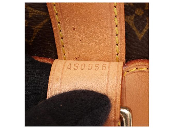 Borsa a Spalla Louis Vuitton Randonee GM Marrone Monogramma - vista 5