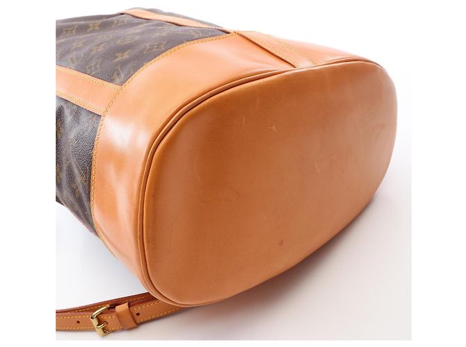 Borsa a Spalla Louis Vuitton Randonee GM Marrone Monogramma - vista 9