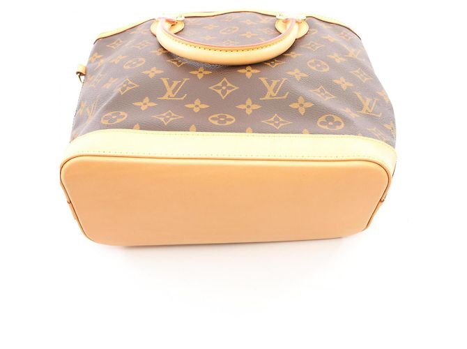 Louis Vuitton Lockit Monogram Handtasche Braun Monogramm - Ansicht 7