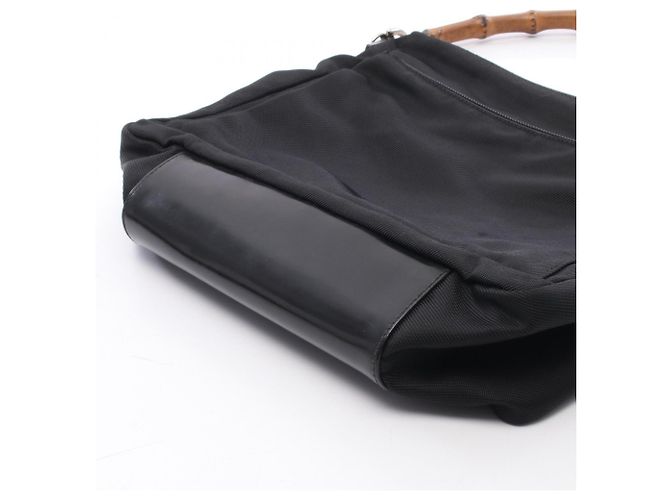Borsa 2-Way Gucci Bamboo Nero - vista 8