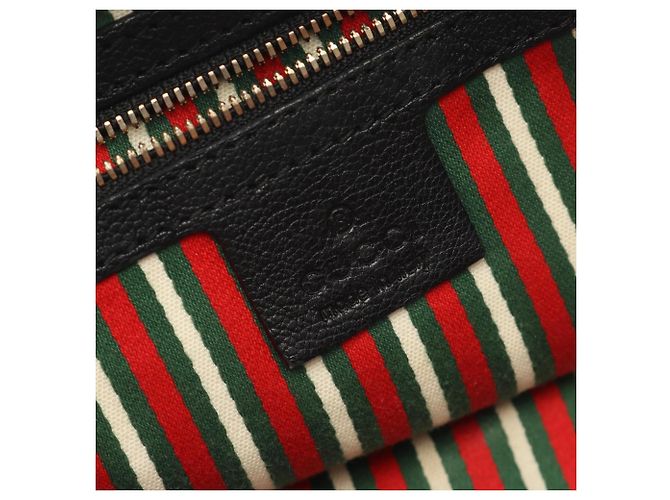 Borsa Gucci Bamboo Horsebit Nero - vista 4