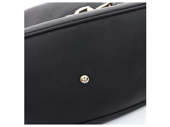 Borsa Gucci Bamboo Horsebit Nero - vista 8