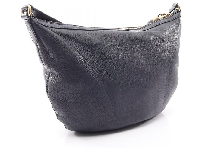 Gucci Soho Interlocking G Schultertasche Marineblau - Ansicht 2