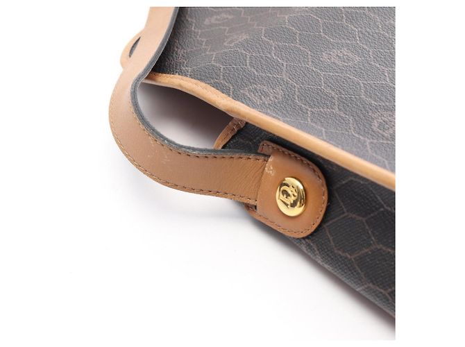Borsa a Spalla Christian Dior Honeycomb Marrone Nero - vista 11