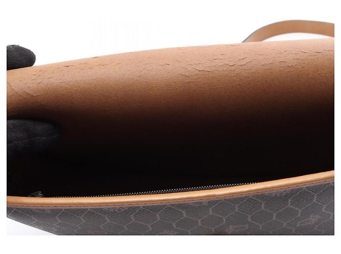 Borsa a Spalla Christian Dior Honeycomb Marrone Nero - vista 6