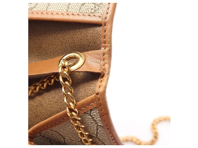 Sac à bandoulière Christian Dior Honeycomb Marron Beige - vue 6