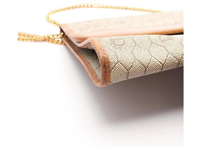 Sac à bandoulière Christian Dior Honeycomb Marron Beige - vue 9