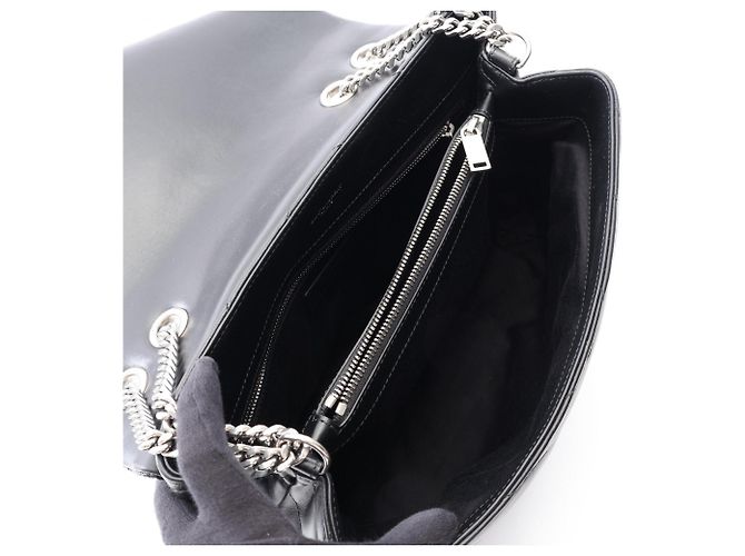 Borsa Tote Loulou Medium Yves Saint Laurent Paris Nero - vista 3
