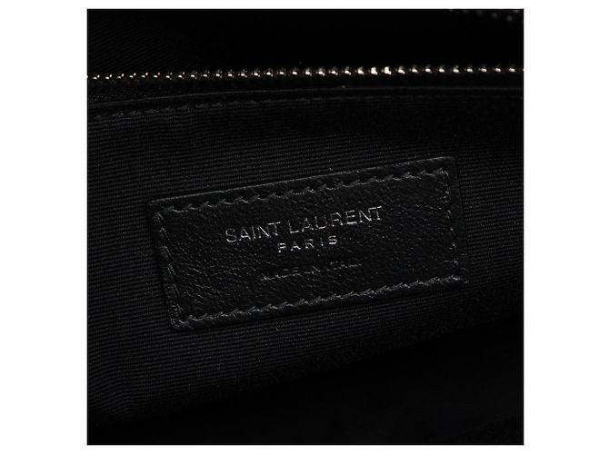 Borsa Tote Loulou Medium Yves Saint Laurent Paris Nero - vista 4