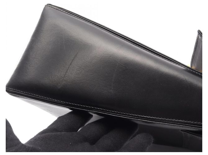Borsa a 2 modi Salvatore Ferragamo Gancini Nero - vista 7