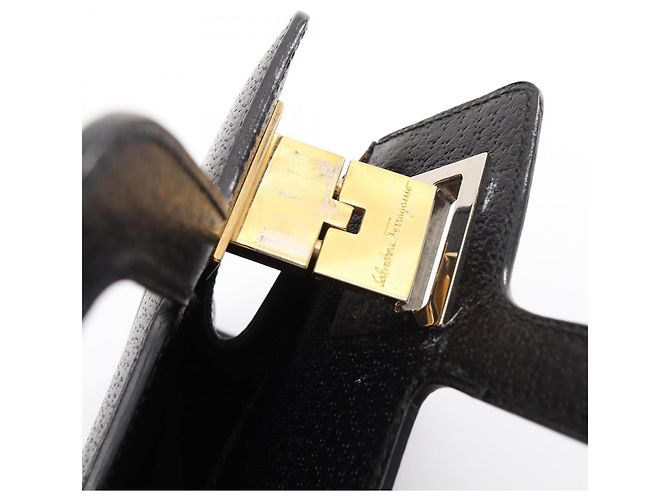 Borsa a mano nera Salvatore Ferragamo Nero - vista 6