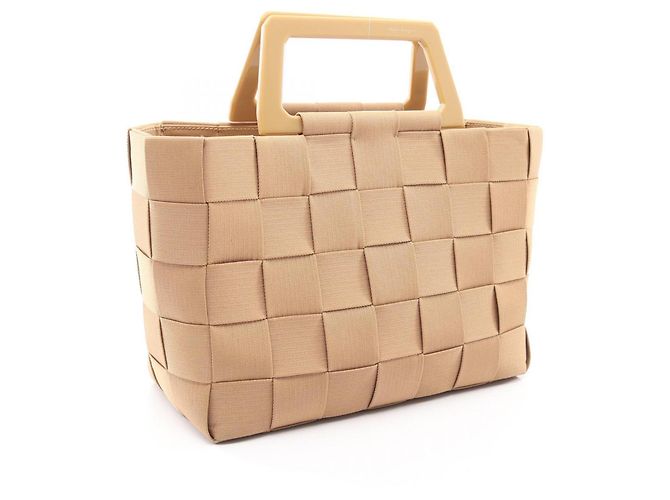 Borsa in tessuto Salvatore Ferragamo Beige - vista 2