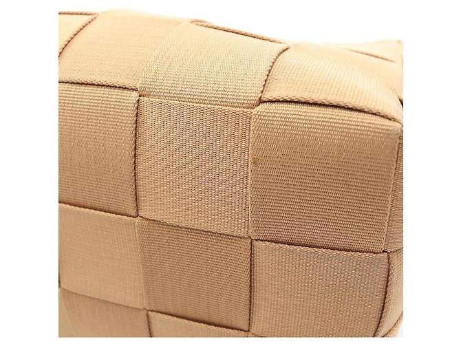 Borsa in tessuto Salvatore Ferragamo Beige - vista 7