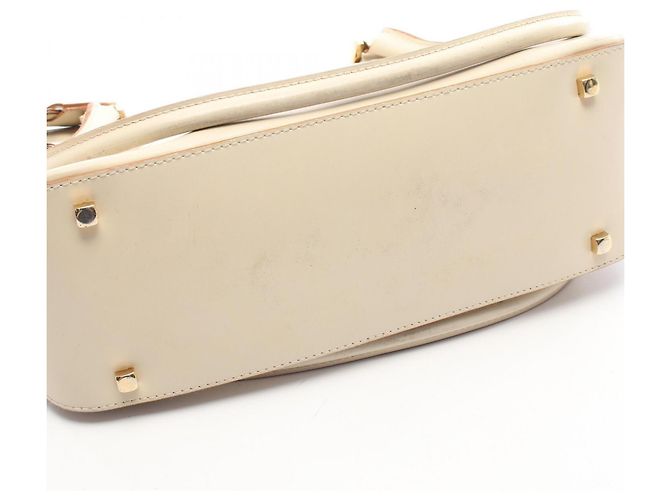 Borsa a mano in pelle avorio Salvatore Ferragamo Crudo - vista 5