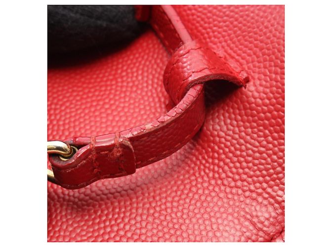 Borsa a Spalla Yves Saint Laurent Cassandra Classic Rosso - vista 10