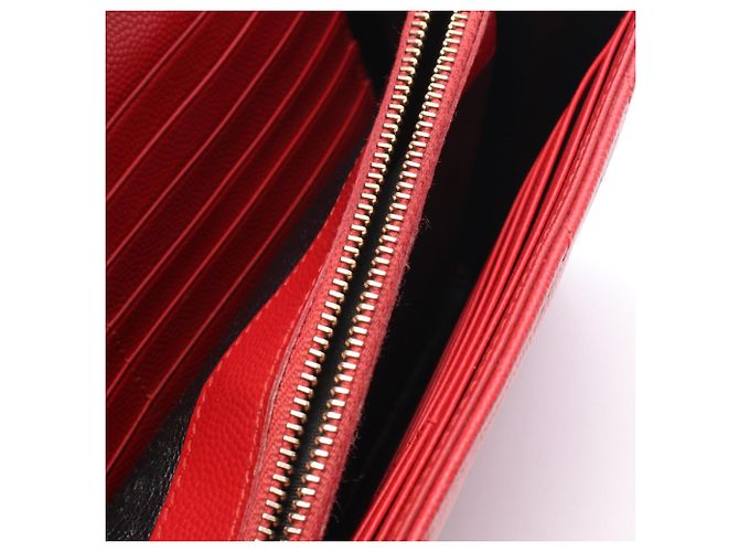 Borsa a Spalla Yves Saint Laurent Cassandra Classic Rosso - vista 5