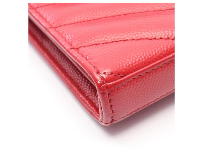 Borsa a Spalla Yves Saint Laurent Cassandra Classic Rosso - vista 7