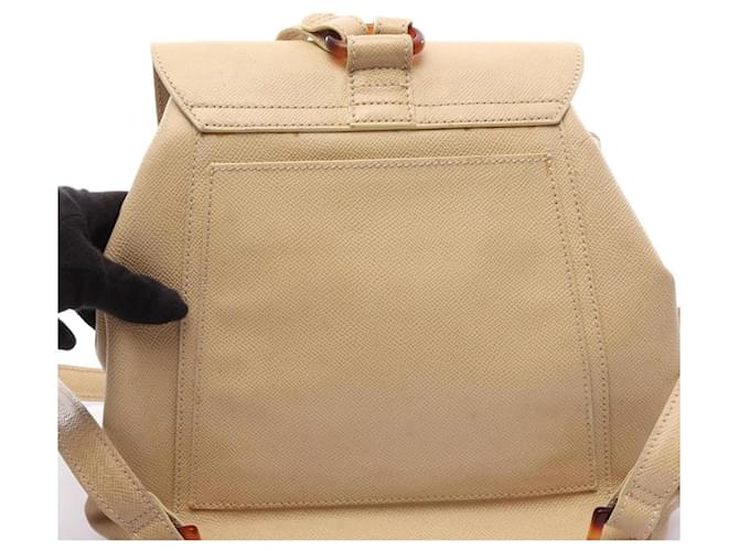 Zaino/Borsa Chanel Coco Mark Beige - vista 14