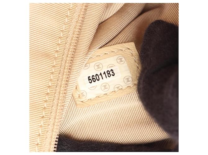 Zaino/Borsa Chanel Coco Mark Beige - vista 5