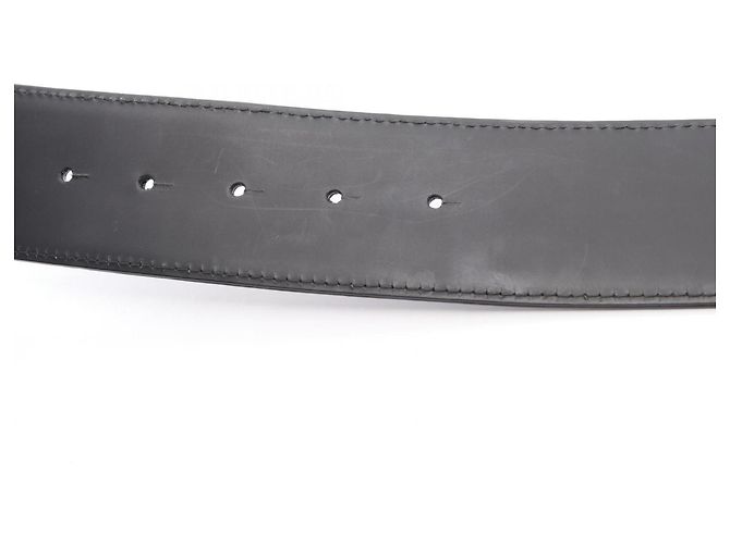 Chanel Coco Mark Gürtel aus Lackleder Schwarz - Ansicht 9
