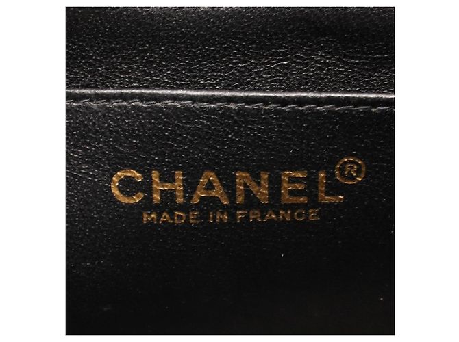 Borsa a tracolla Chanel Chocolate Bar con catena di perle Nero - vista 4