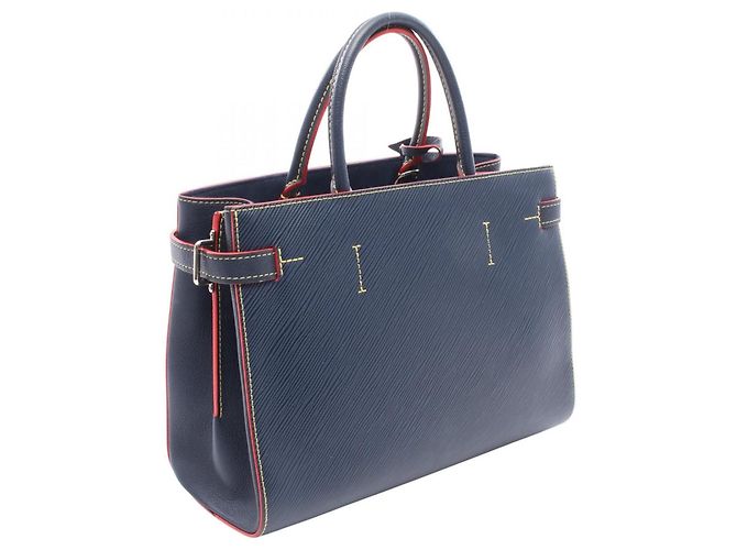 Borsa Tote 2-Way Louis Vuitton Twist Rosso Blu navy - vista 2